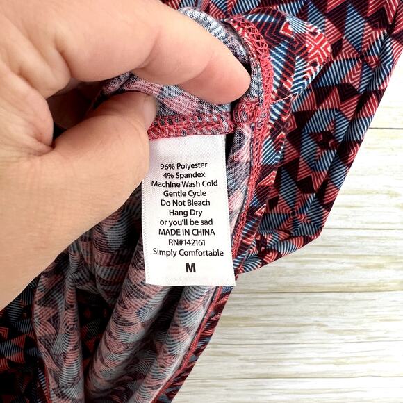 Lularoe NWT Julia Geometric Multicolored Midi Dress - Picture 5 of 6